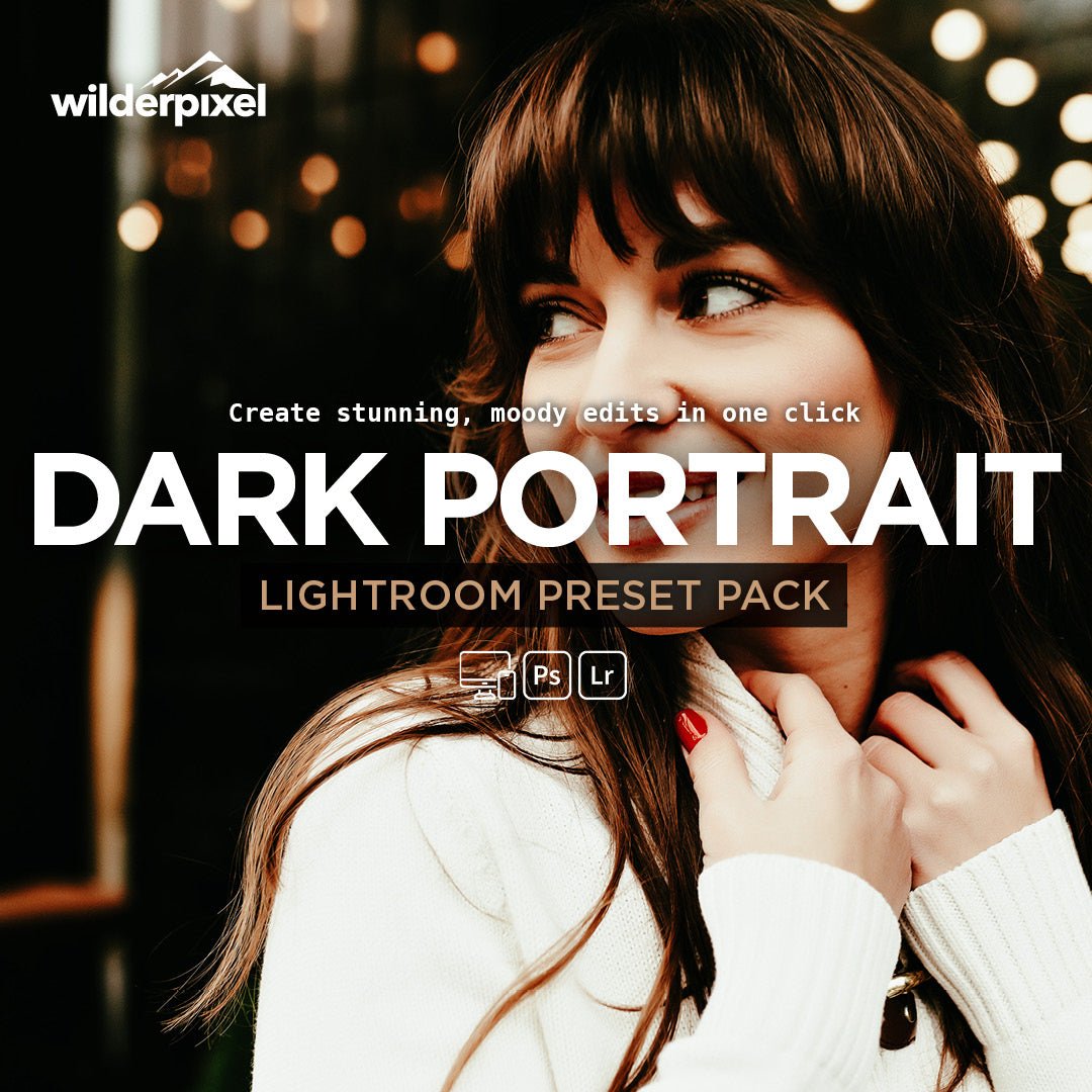 Dark Portrait Lightroom Presets β Deep Shadows & Dramatic Mood - WilderPixel