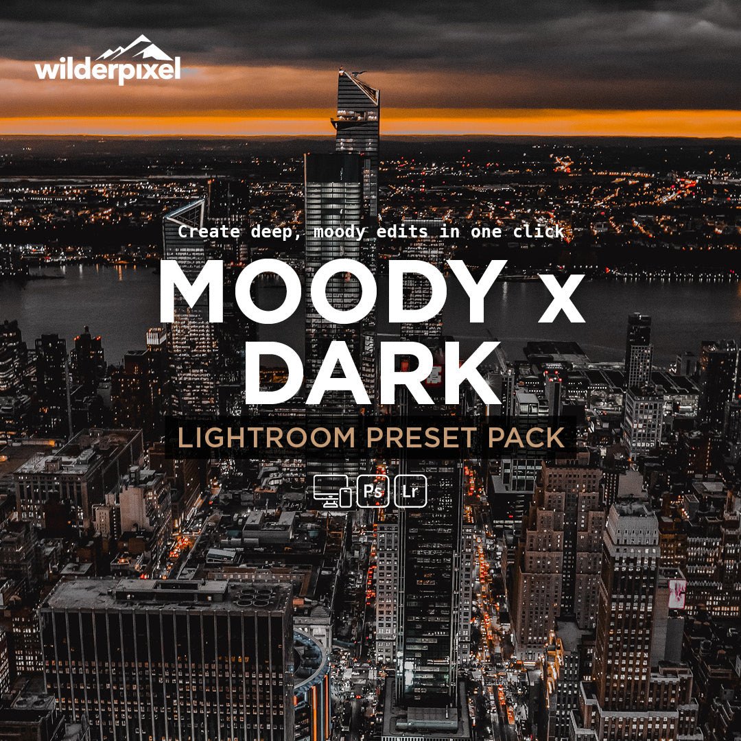 Moody x Dark I Lightroom Presets β Dramatic & Bold Urban Looks - WilderPixel