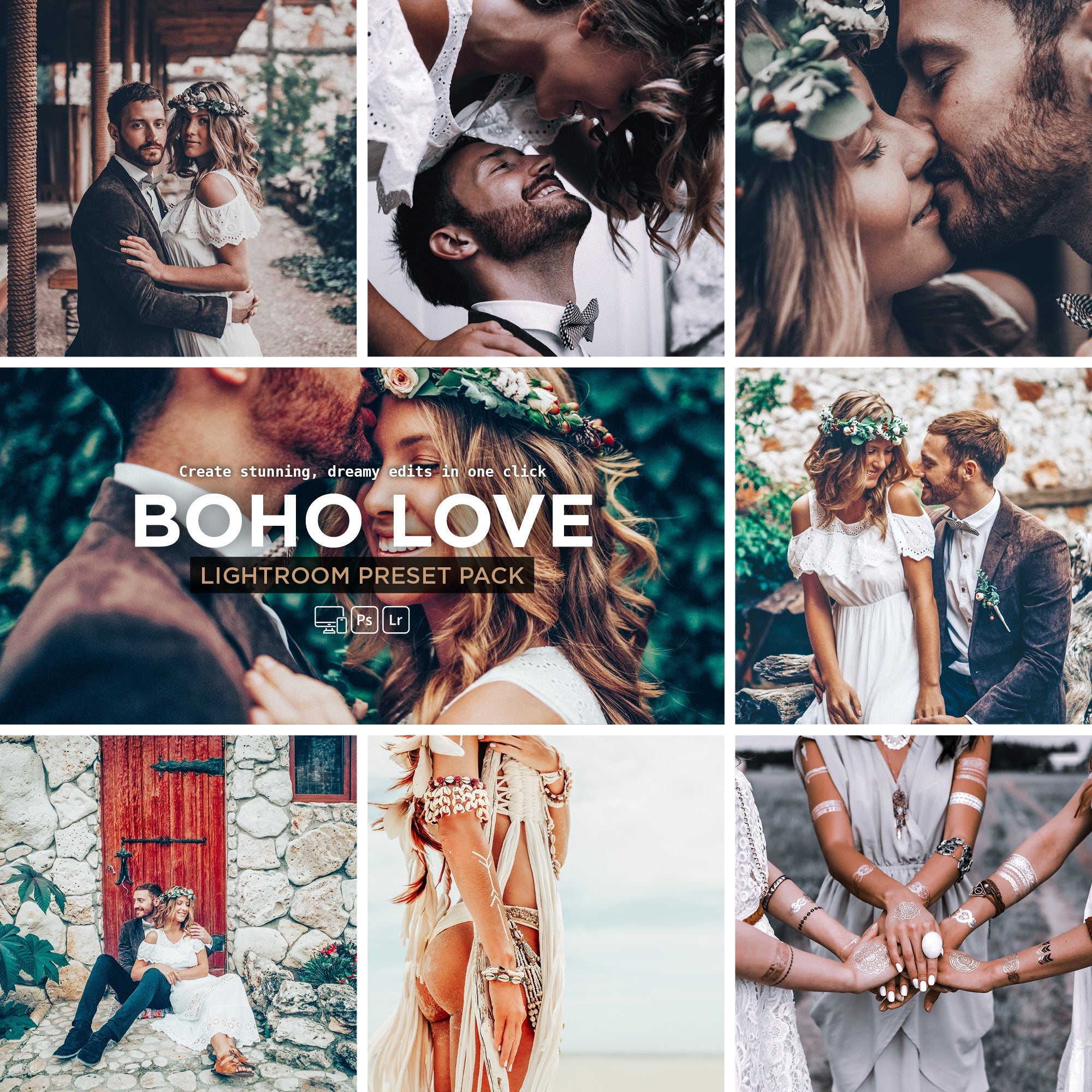 Boho Love Lightroom Presets – Warm, Earthy & Natural Edits - WilderPixel