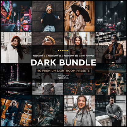 Dark Bundle - 40 Lightroom Presets - WilderPixel