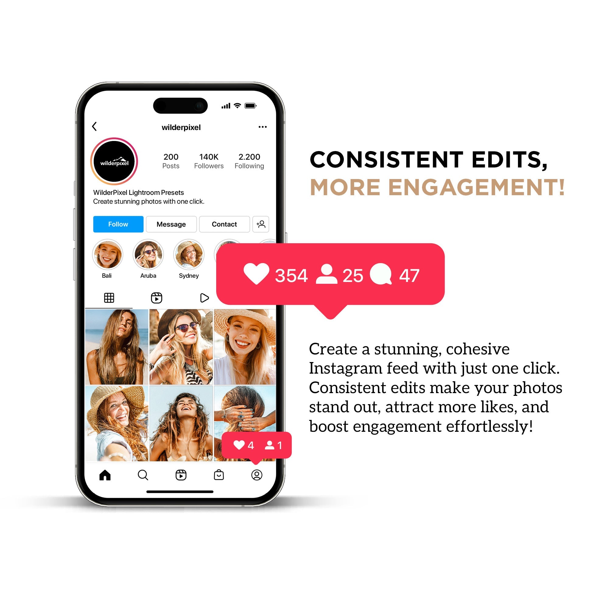 Moonlit Black Lightroom Presets – Moody & Cinematic Contrast - WilderPixel