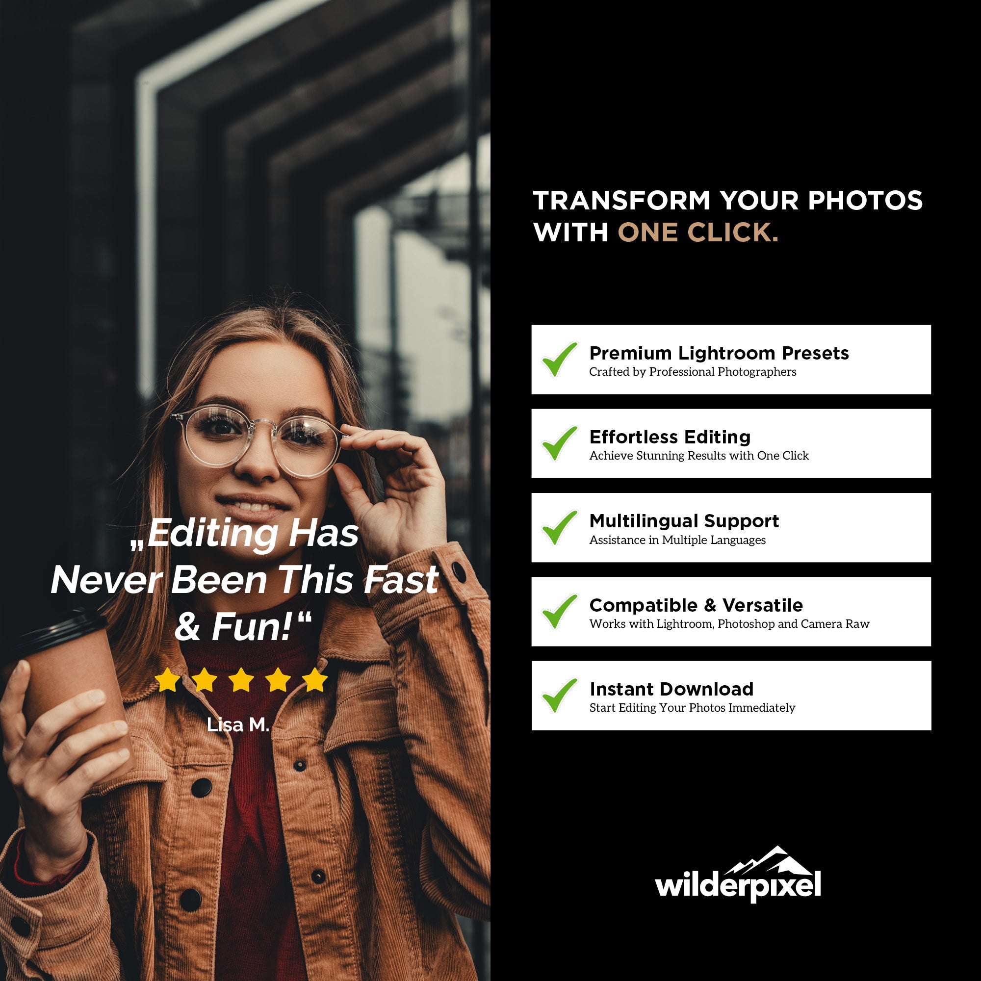 Moonlit Black Lightroom Presets – Moody & Cinematic Contrast - WilderPixel