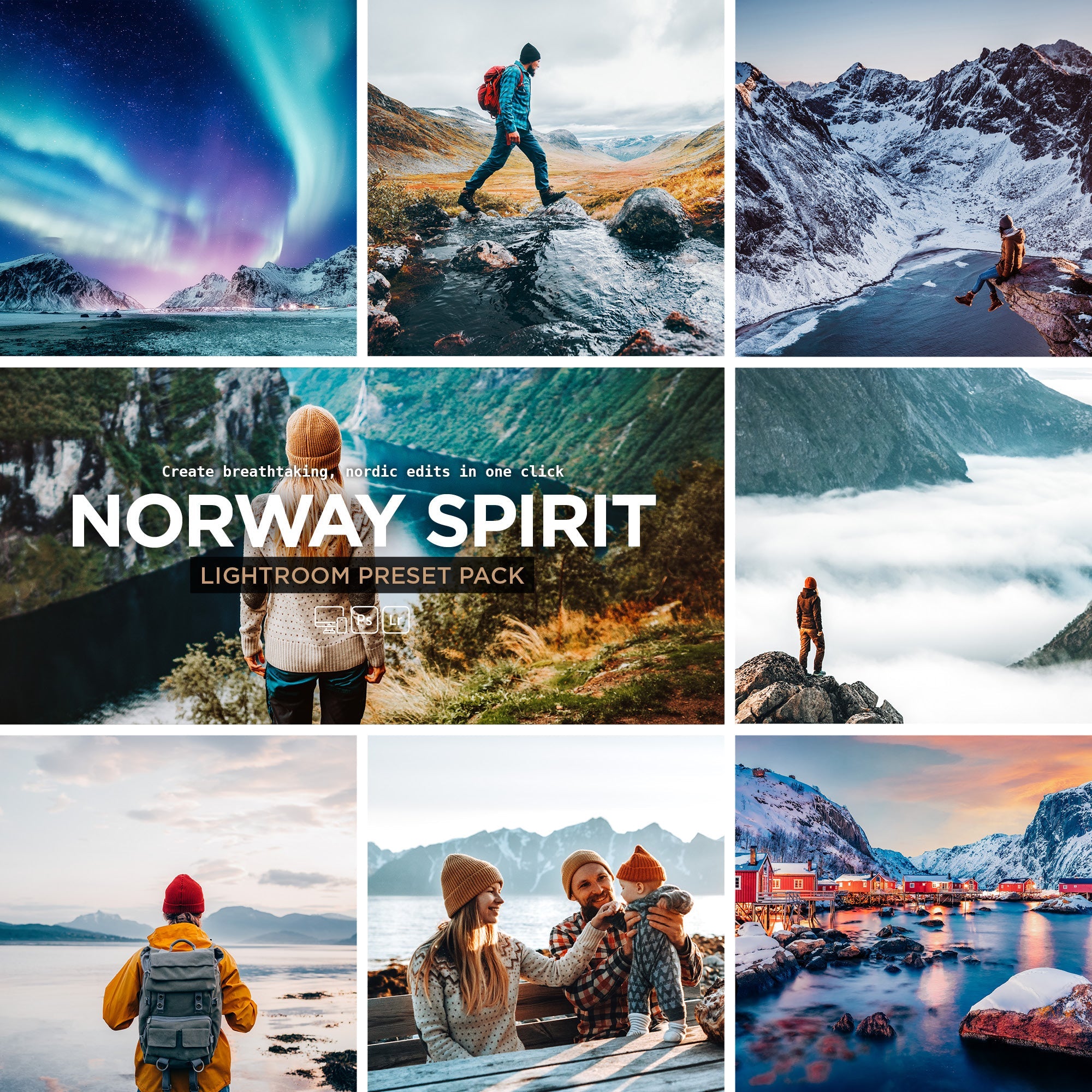 Norway Spirit Lightroom Presets – Crisp & Bold Nordic Landscapes - WilderPixel