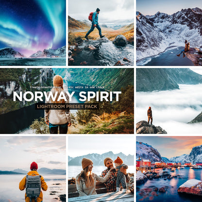 Norway Spirit Lightroom Presets – Crisp & Bold Nordic Landscapes - WilderPixel