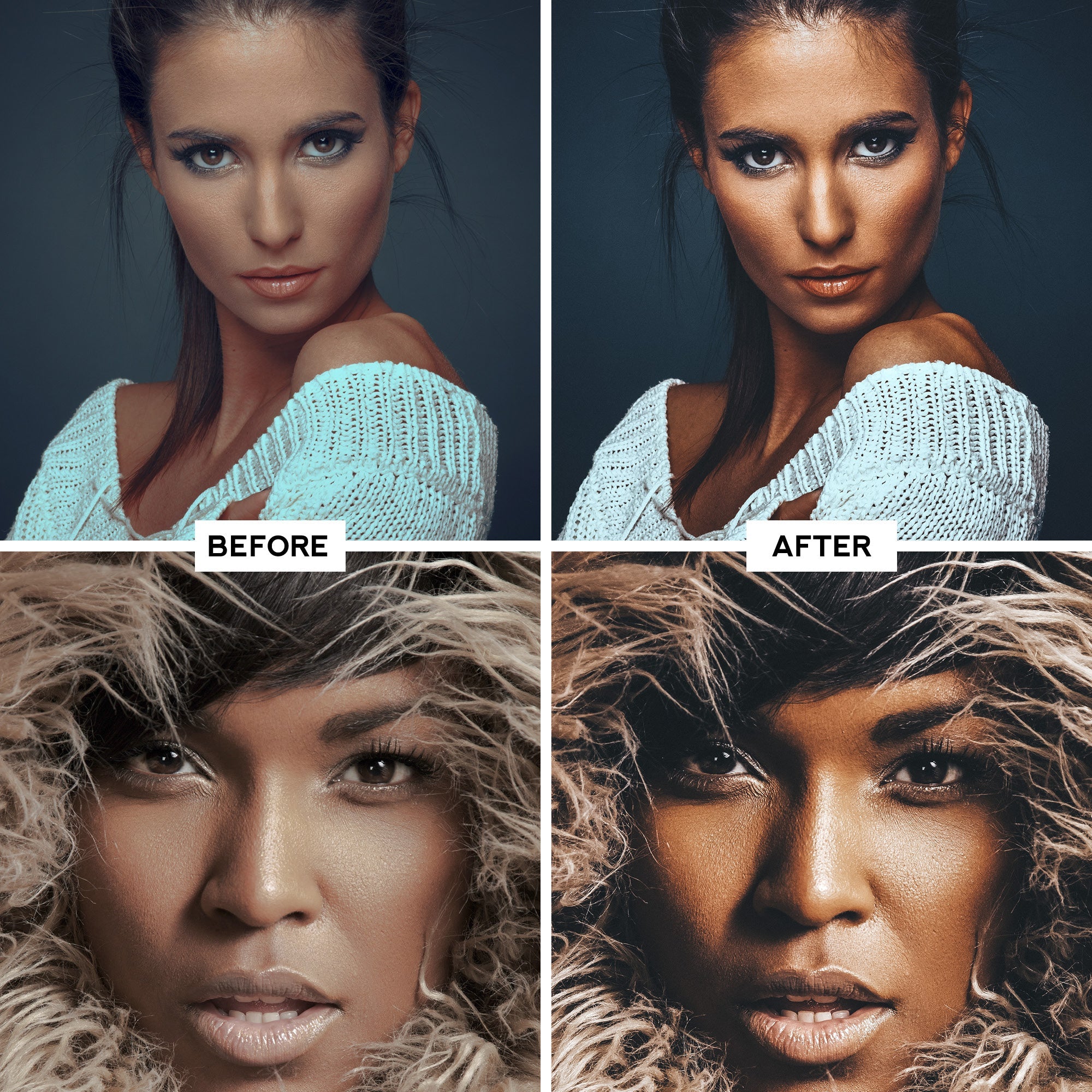 Satin Portrait Lightroom Presets – Soft & Elegant Skin Tones - WilderPixel