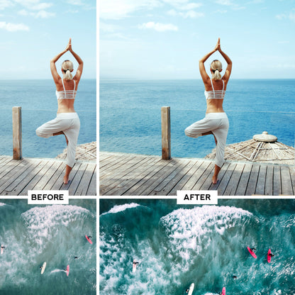 Tropical Haven Lightroom Presets – Lush & Vibrant Travel Edits - WilderPixel